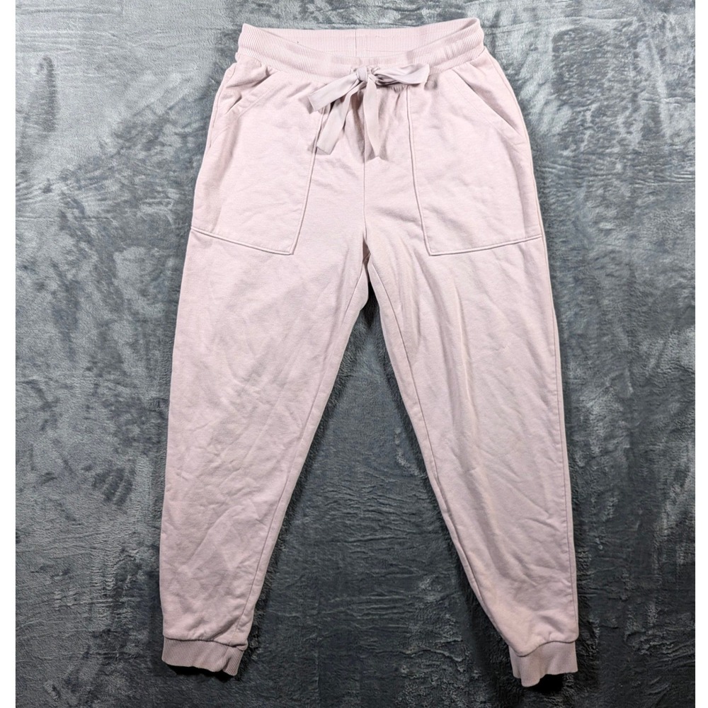 Banana Republic Women French Terry Jogger Pants Size S Pink Loungewear Casual